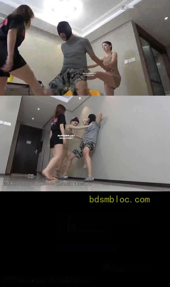 【领主老大】双主裸足暴力踢裆