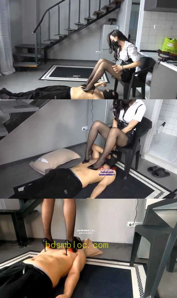 【周一学姐】高跟踩 虐乳头
