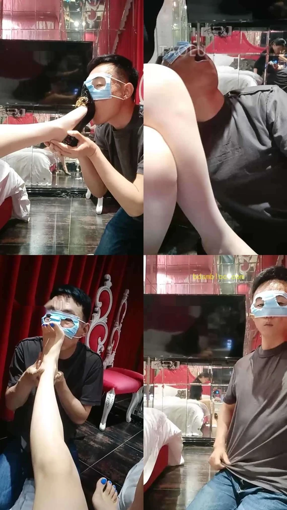 【丹祖宗】逛街后原味肉丝脚玩弄狗畜生