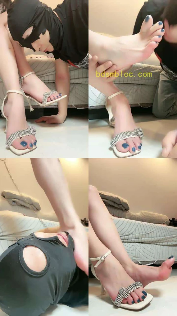 【然然而】沉浸式舔高跟凉鞋裸足/插嘴/喝洗脚水
