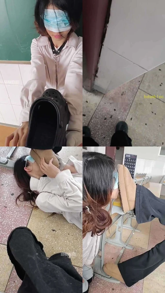 【爱可】教学楼带闺蜜双主训调下贱母狗女奴