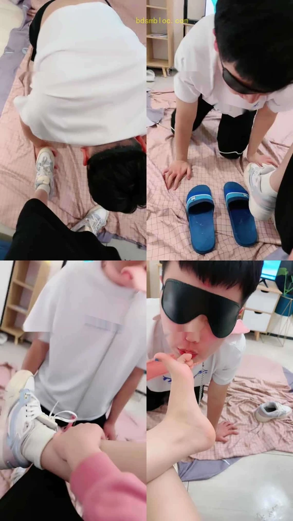【苏晗】健身后原味鞋袜踩虐/揪耳朵