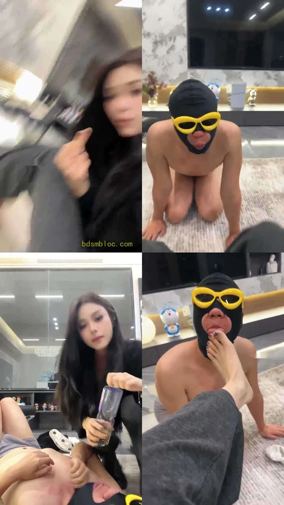 【零心】白袜裸足舔脚深喉喝圣水