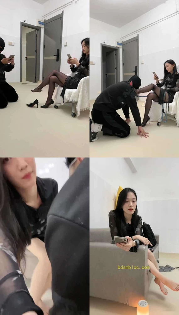 【绵绵】骑马爬行/黑丝高跟美腿踩虐/踩脸窒息/伺候沐足