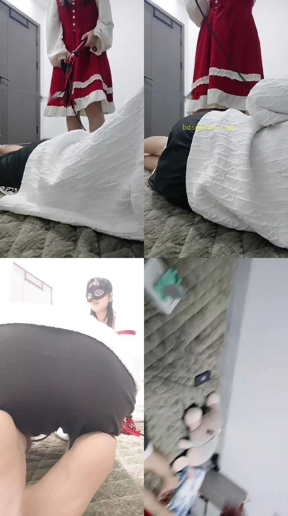 【阿霞】圣诞女神鞭打下贱家奴
