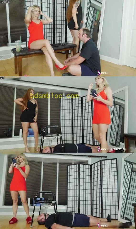 【欧美女王】BP-贱男充当Amber家的下水道！喝浓痰刷牙水，吃头发喝下Amber圣水