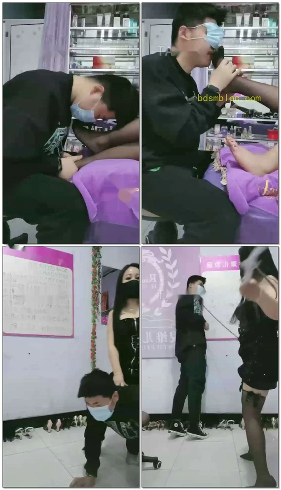【魔蝎女王s】足疗店偶遇前男友把他变成我的狗（二）
