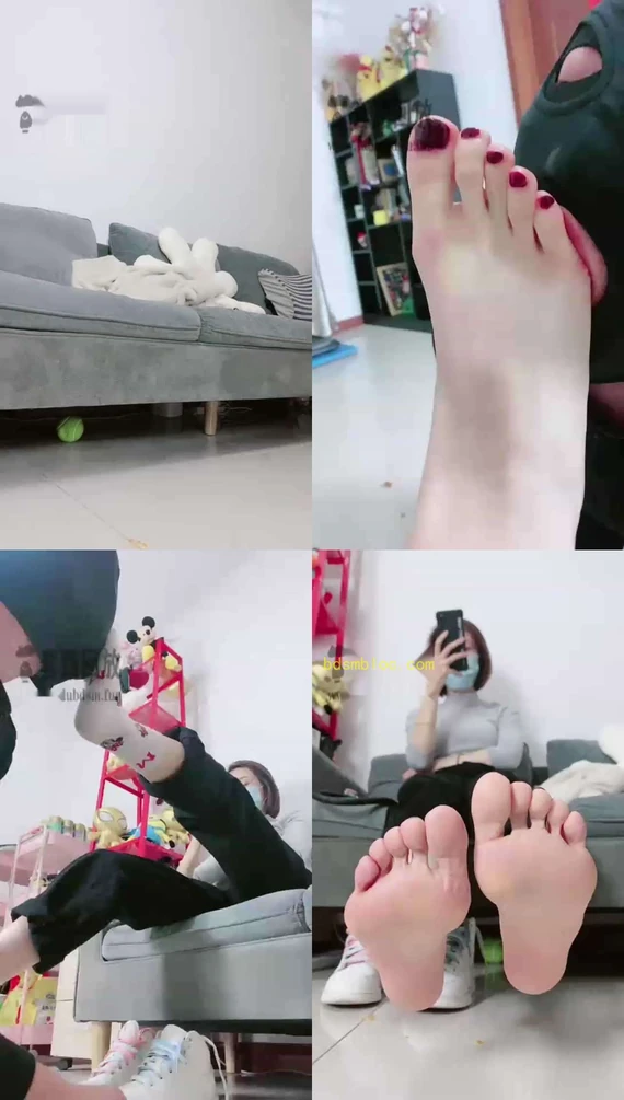【Q月s】舔脚场超特写不射没有小JJ