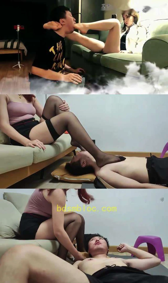 【红颜榜】Lucky女主黑丝深喉脚耳光