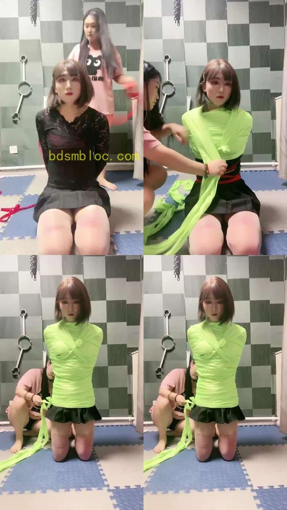 【盈盈S】丝绸包裹调教