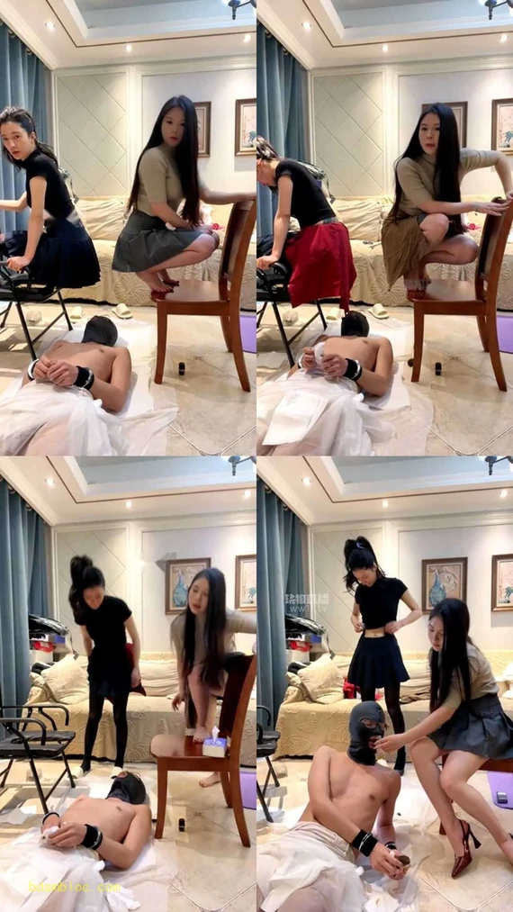 【瑞儿】双女神黄金圣水 口水浓痰喂食马桶狗完食