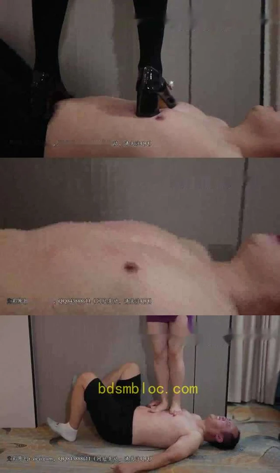 【未知女主】女神不把老贱畜当人 硬底小皮鞋狠踩脸 助跑跳踩 踢裆人桥