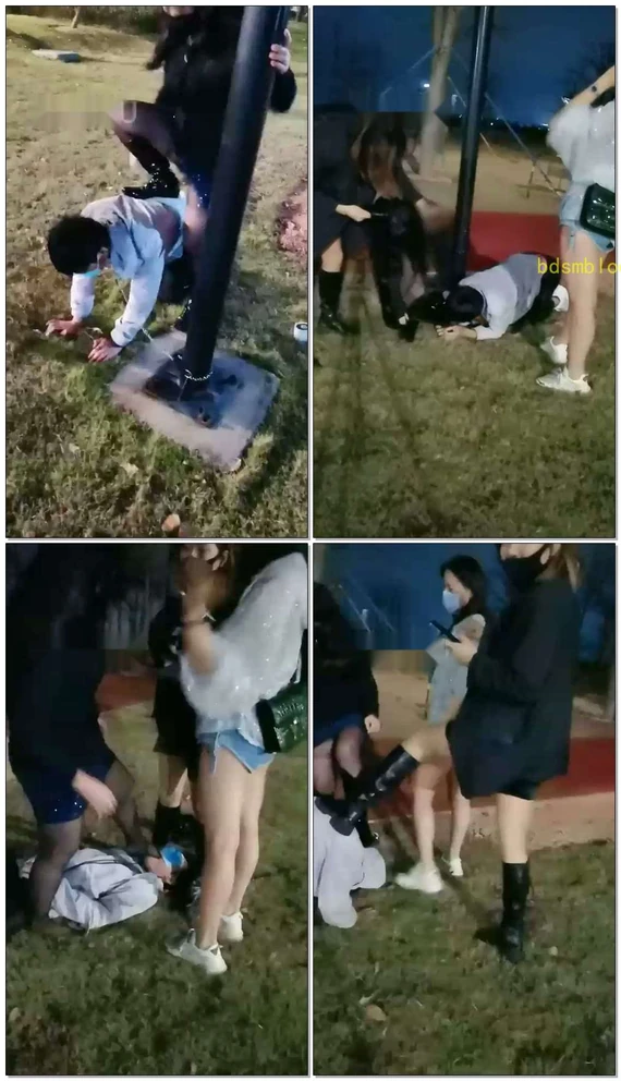 【丹祖宗S&amp;莫妮卡s】双S户外玩公母狗+母狗玩公狗