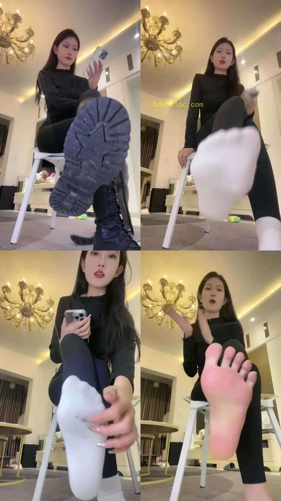 【镜镜SAMAS】瑜伽裤马丁靴玩窒息