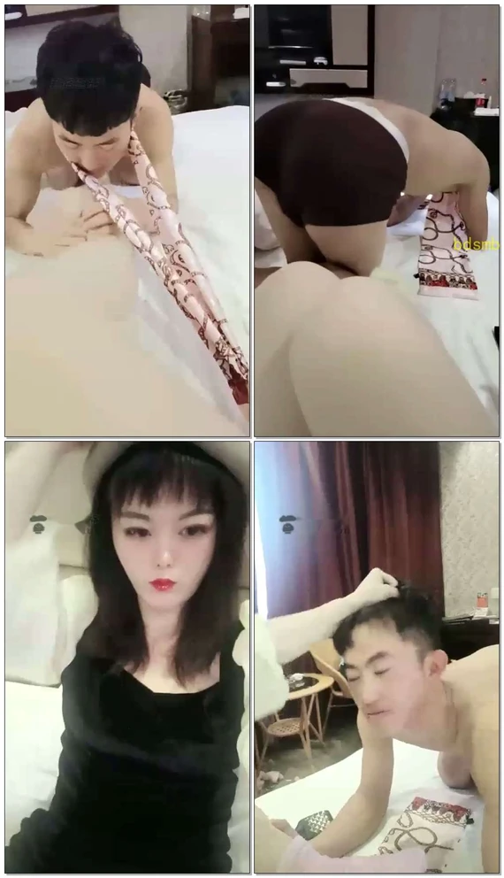 【福源漫莎】调教小贱狗伺候主子美脚丫