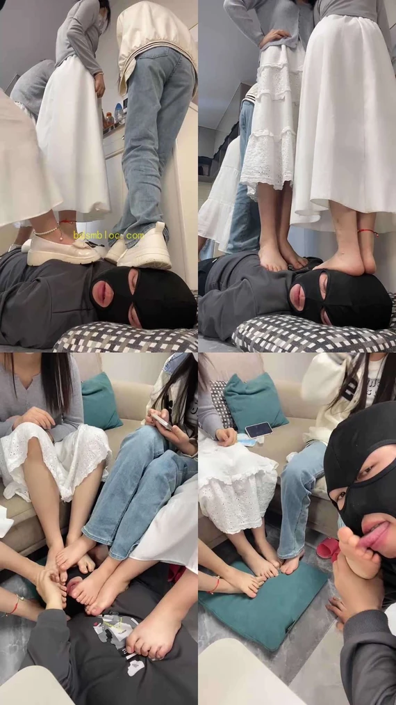 【精神小妹】4S素人学生-脏鞋白袜裸足全体重踩