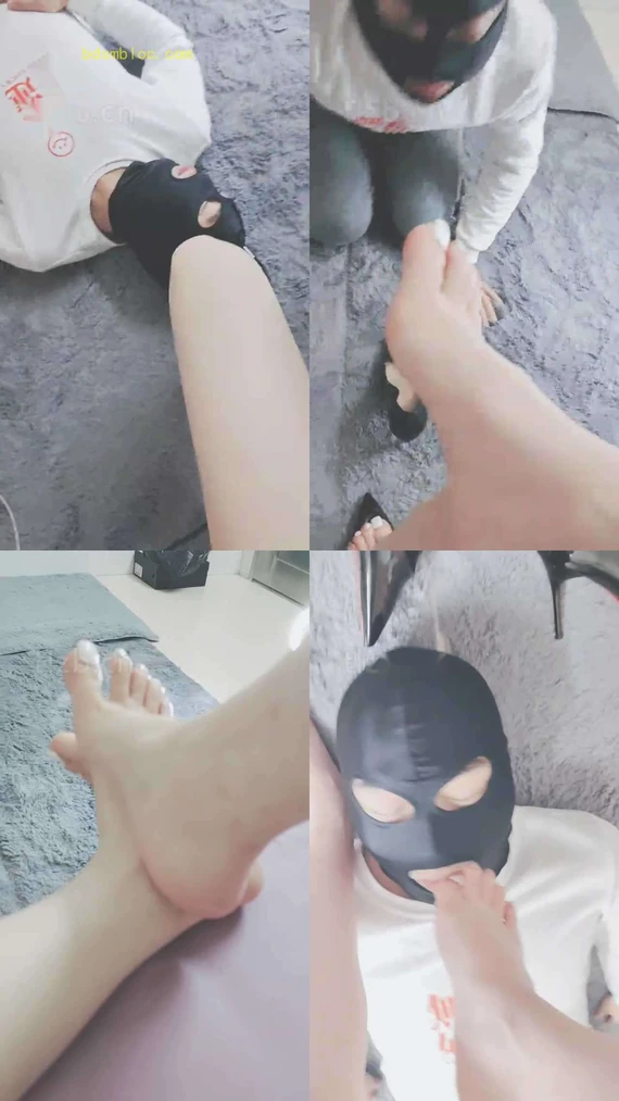 【灵竹】高跟裸足碾压踩/恋足舔