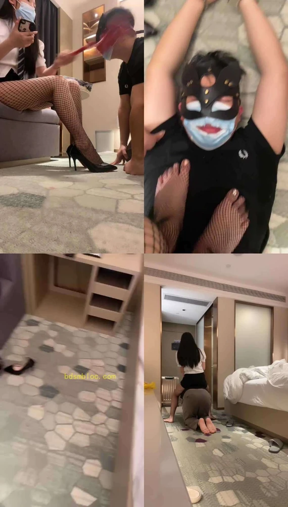 【林兮】高跟网袜虐/鞭打/全体重踩踏/坐脸窒息/骑马喝圣水