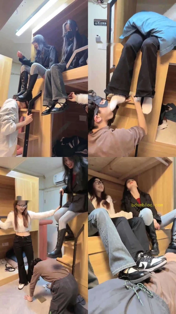 【尤物姐姐】女生宿舍玩狗