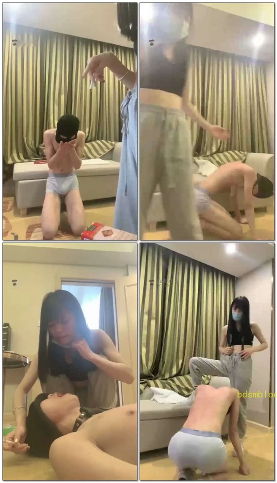 【阿月】烟头烫手+鞭打喷上消毒水的虐待+舔嚼棉袜