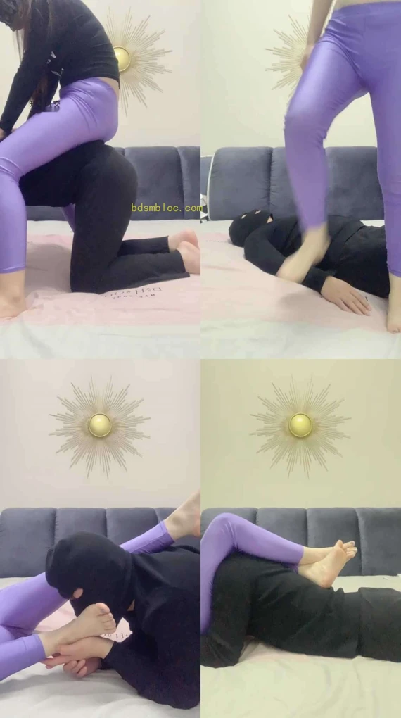 【灵儿】骑马踩踏/玉足狂舔