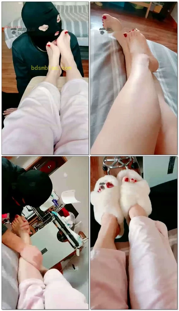 【灵犀女ss】晨起呵护美脚，赏赐厕纸