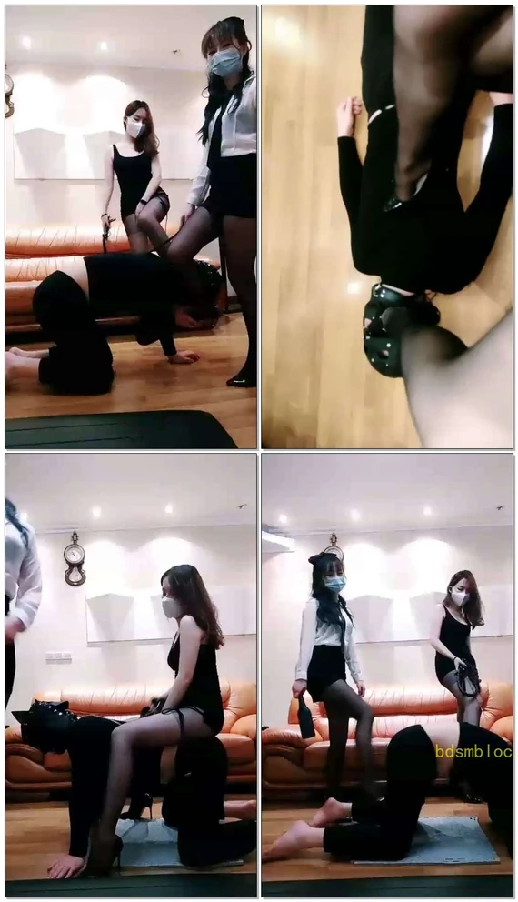 【允儿s&amp;晨晨s】重庆允儿晨晨双主调教贱狗