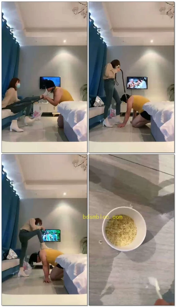 【泽安安】暴力踩，圣水泡面喂狗