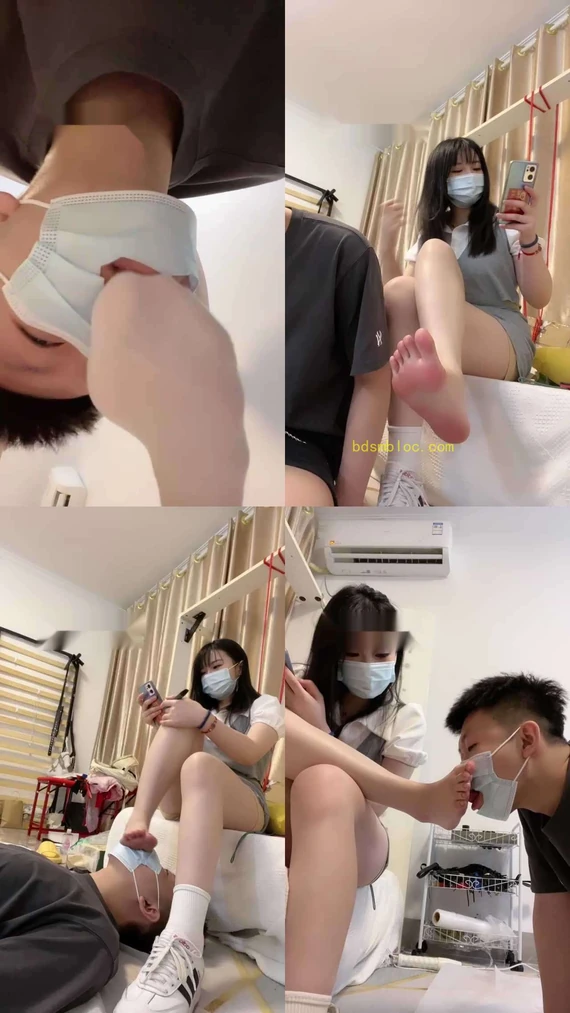 【木秋S】大学生S臭袜脚辱