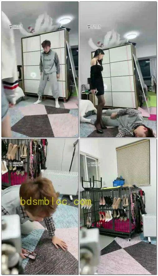 【芷晴】休闲性感双面美女踢裆踩踏