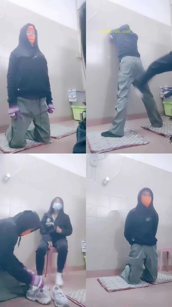 【奇了怪了】反绑白袜脚踢裆/骑马鞭打