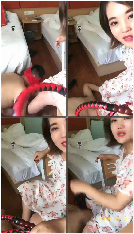 【丽娜S】酒店里玩一只恋足狗狗