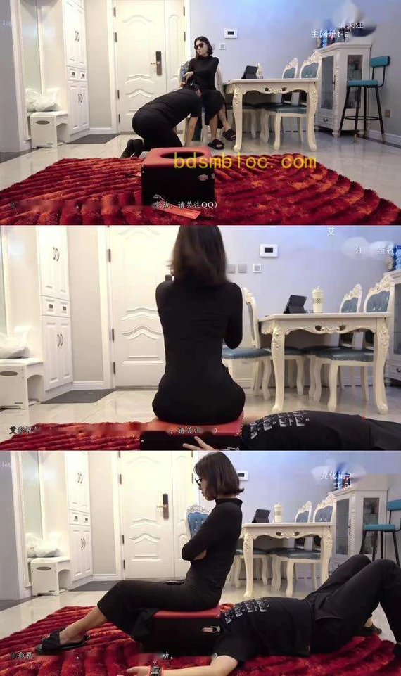 【初见】黑裙超长时间坐脸囚禁箱呼吸控制颜面骑乘