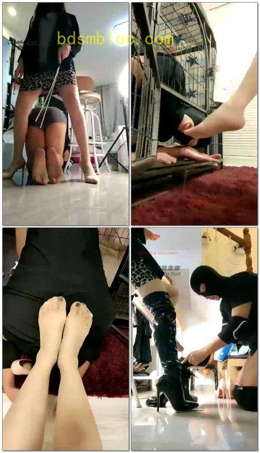 【咩祖】清理所有鞋子，舔脚底板，深喉，高跟踩踏