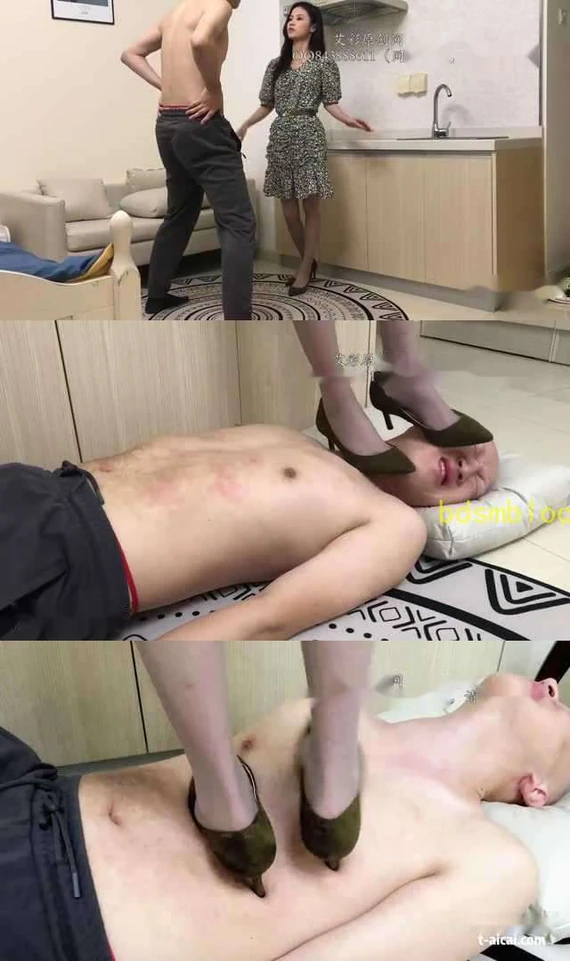 【美竹姐姐】墨绿色高跟鞋的折磨