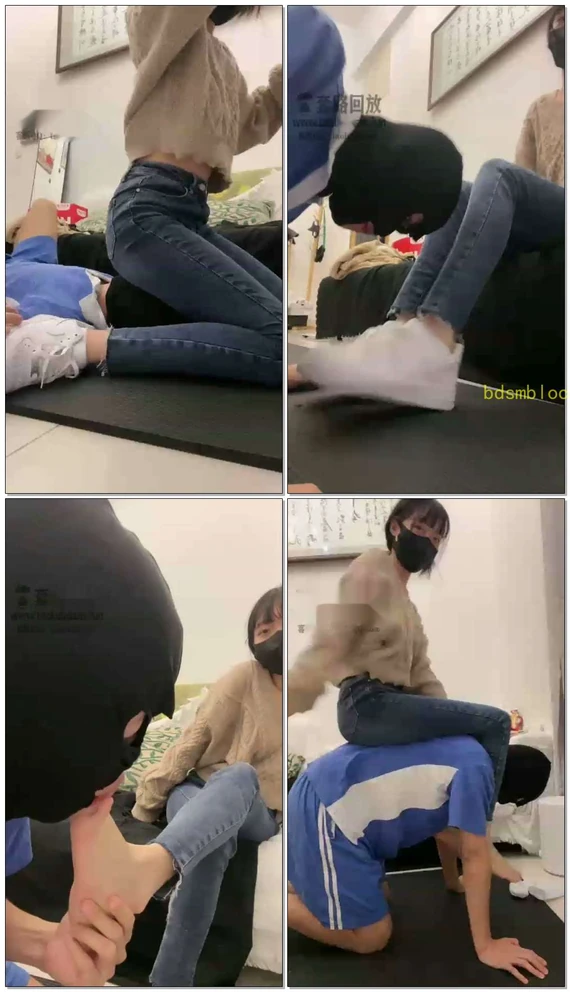 【香菜s】第一视角，骑马坐脸窒息舔脚闻袜