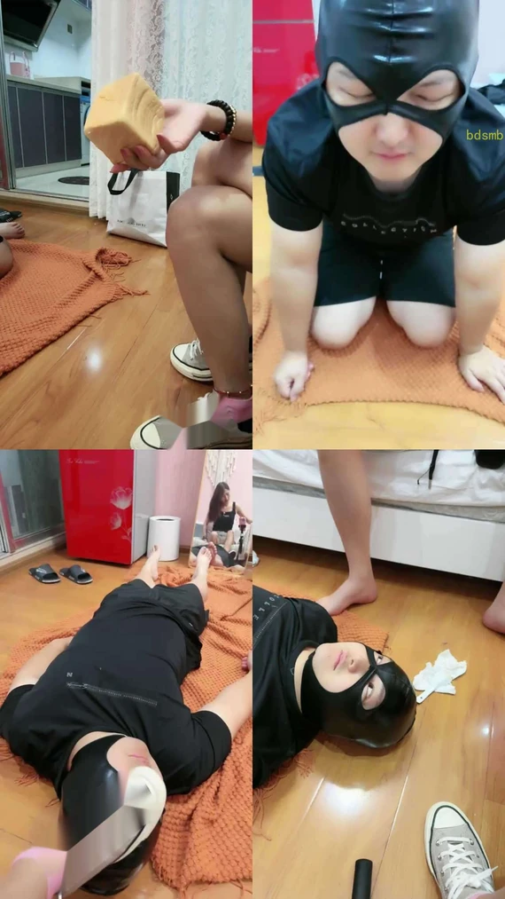 【安主子】情侣奴脚下喂食绿帽犬
