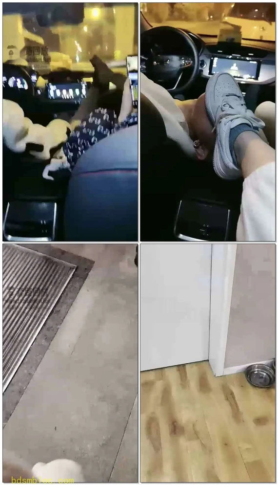 【萝莉糖糖s&amp;小拽主人】双主户外勾搭滴滴司机