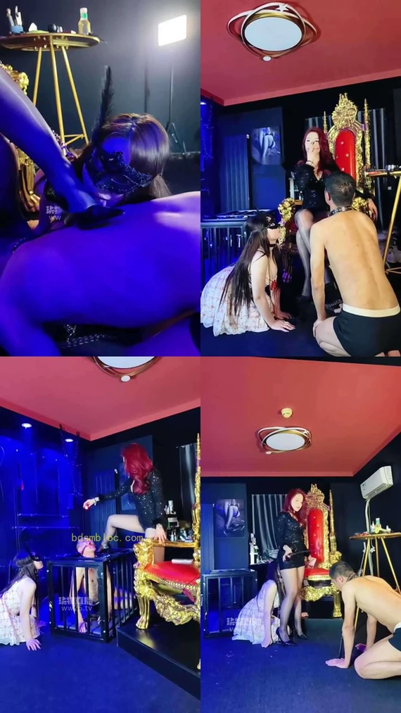 【贺贺】慵懒高傲女神精彩调玩男奴 母狗女奴