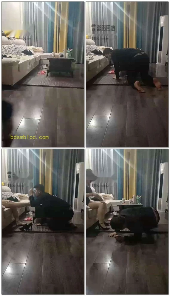 【第一帅男神】极品辣妹子暴力调教（三），口水耳光鞭打踢档踩踏