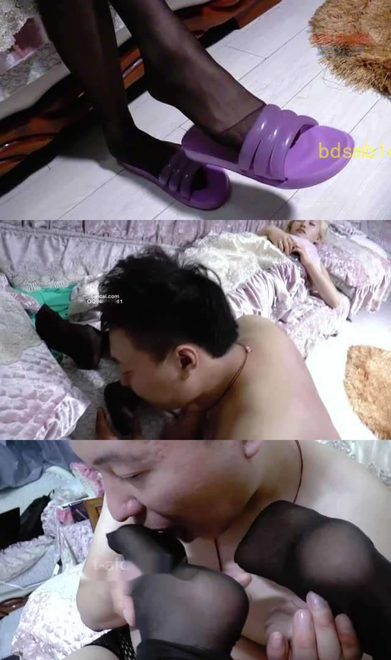 【冰时代】勾引后熟睡偷舔黑丝脚