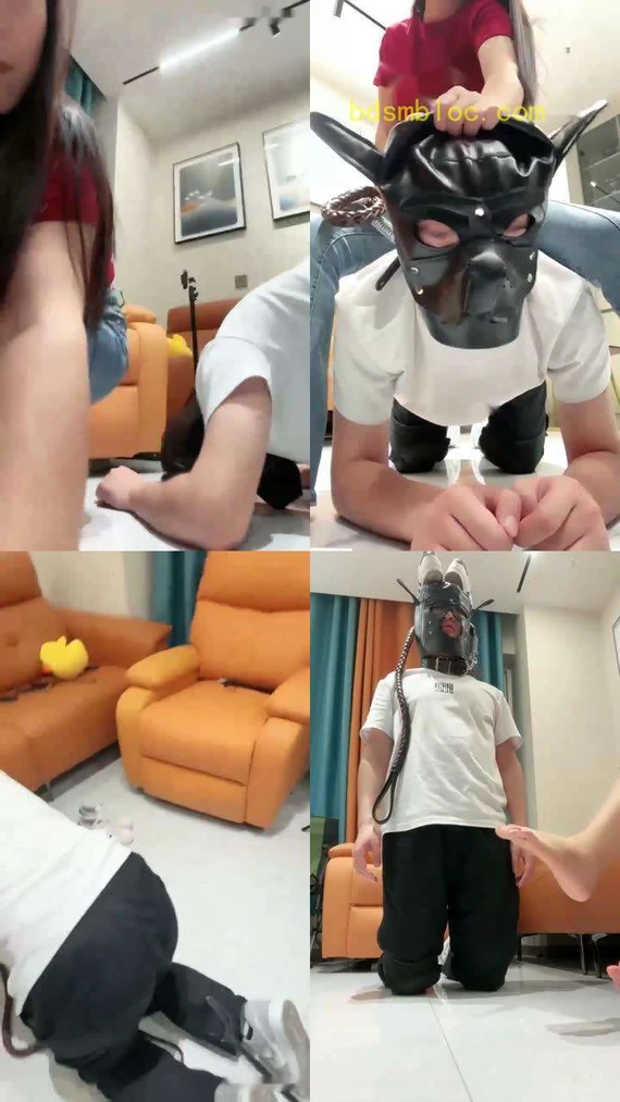 【雅妈】应聘家奴，清理鞋底，舔裸足，肉丝深喉，坐脸