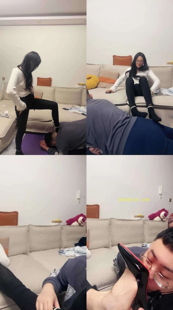 【埋汰】运动后原味黑棉袜气味辱