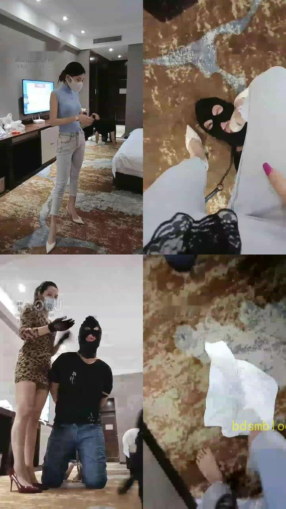 【多多S】提档！骑马！抽耳光！玩骚乳头！高跟艹狗嘴！最后圣水洗礼