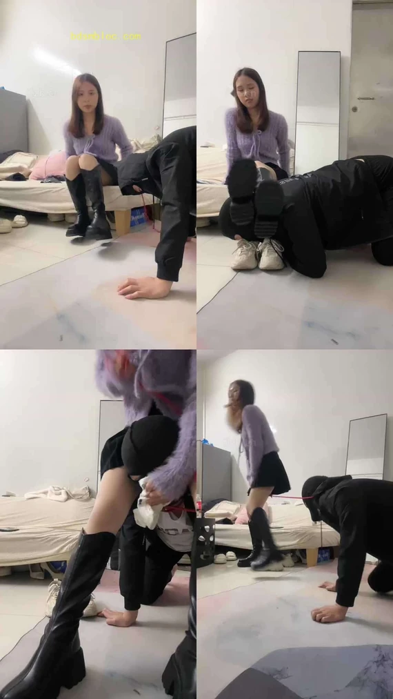 【珈瑶】闻白袜臭鞋/掐乳/清理长靴