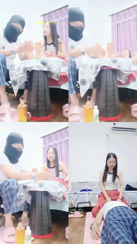 【温柔的兰姐S】半夜家奴伺候脚底按摩赏赐
