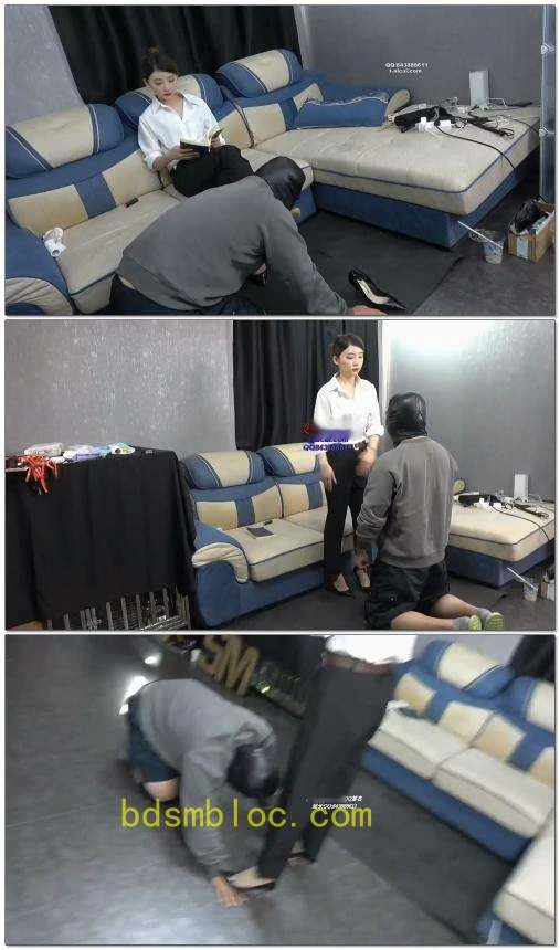 【领主老大】榨干同事工资同事沦为脚下奴