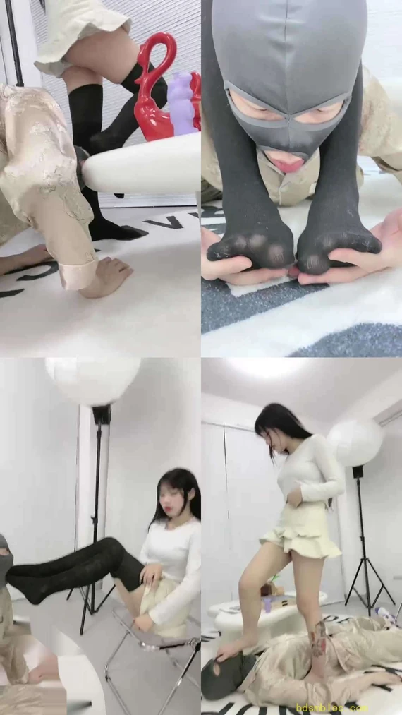 【心动茜茜】精神小妹过膝黑袜辱男友