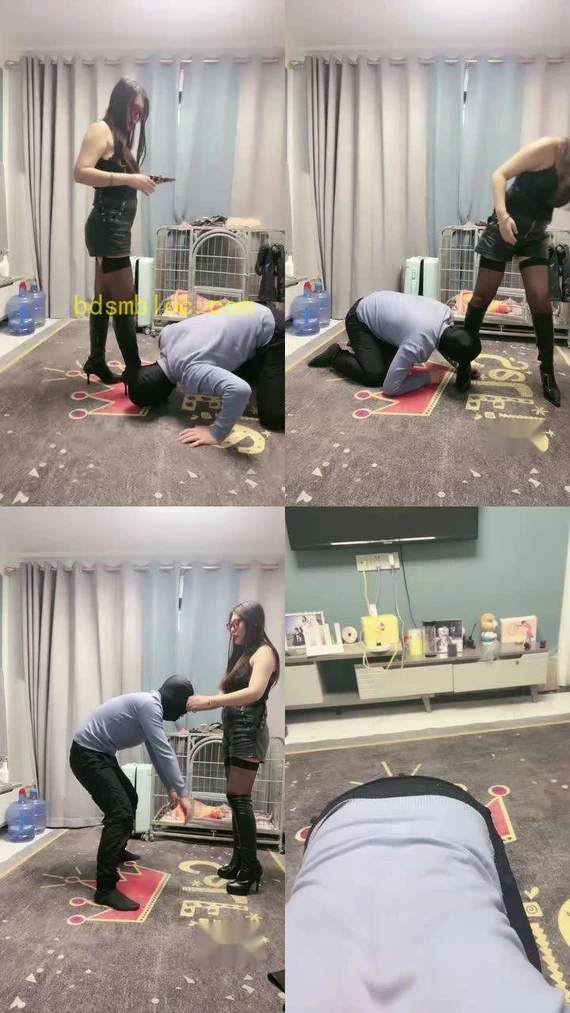 【伊兮夫妻】长靴黑丝重度强制提档