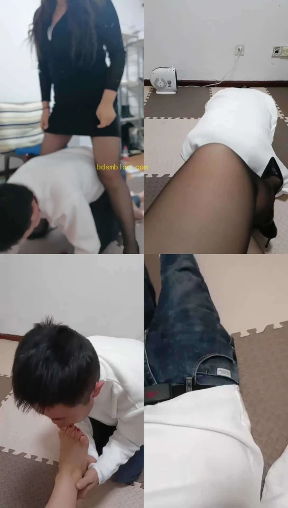 【平凡】跪舔黑丝高跟的绿帽狗